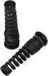 Lovelysp Plastic Flex Spiral Strain Relief Protector IP68 Waterproof M18 PG11 Plastic Cable Gland Connector for 5-10mm Thread -4PCS...