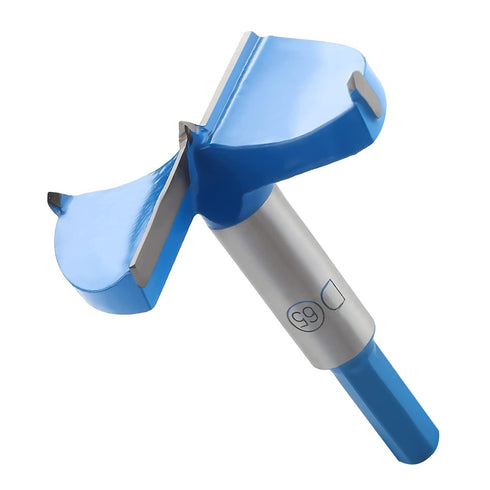 Utoolmart 65mm Forstner Drill Bit, Cemented Carbide Wood Cutter Tool, Woodworking Hinge Hole Drilling Boring Bit Cutter (Blue)...