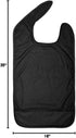 Betty Dain Adult Bib, Washable, Waterproof Clothing Protector with Crumb Catcher, Black...
