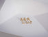 Set of 3 Single Studs in Sterling silver 925 Sterling Silver 18K Gold Plated Small Stud Earrings Set | Screw Back Studs | Tiny Cartilage Earring |...