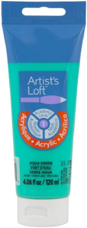 Artist's Loft Acrylic Paint, 4 oz (Aqua Green)...