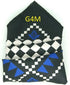 FREEMASONS Masonic Handkerchief Craft Pocket Square with SC&G...