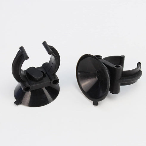 Aquarium Heater Holder Suction Cup Clip Black for Fish for Tube Hose Plant Decoration Sucker Dia 1.34" Clip Dia 0.9 Aquarium Heater Holder Suction...