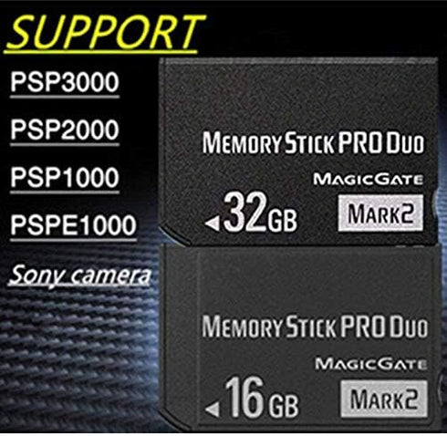 MS16GB High Speed Memory Stick Pro Duo Mark2 16gb for PSP Camera Memory CARDs...