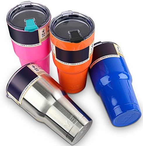 20 oz Tumbler Lids, Fits for YETI Rambler, Ozark Trail, Old Style Rtic(Launched before 2016) and More, SENHAI 3 Pack Spill-proof Splash Resistant ...