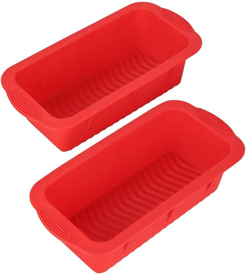 Set of Two Nonstick Loaf Pan For Homemade Bread Making,Soap, Fudge, Meatloaf and more (2 Pack Bread Mold)...
