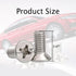 8PCS Stainless Steel Brake Disc Rotor Screws, Retaining Hardware Bolts Screw Kit for Front and Rear, 93600-06014-0H Brake Disc Screws Replace for ...