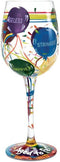 Lolita Aged to Perfection Birthday Artisan Painted Wine Glass...