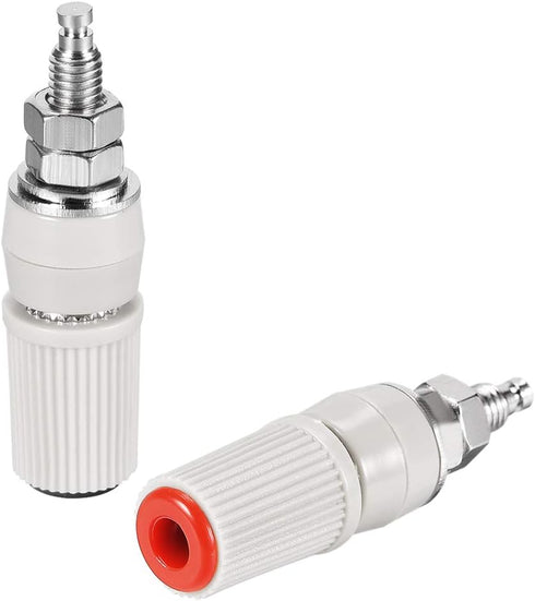 uxcell 5 Pairs Binding Post Terminal, M5 Thread Power Amplifier Speaker Connector, Banana Plug Jack Socket 1.85-inch Length...