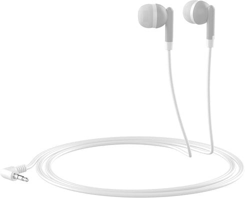 Maeline Bulk Earbuds with 3.5 mm Headphone Plug - 10 Pack - Gray...