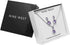 Nine West Silver-Tone and Purple Necklace and Earrings Set...
