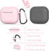 Airpods 3rd Generation Case Cover: 3rd Generation Apple Airpods Case Soft Silicone Protective Cover with Keychain Hook?Waterproof 3rd Gen Airpods ...