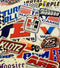 Racing Decal Sticker 26 Piece Assortment Pack in Pairs by Crash Daddy...