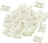 iexcell 100 Pcs White 4.5mm Cable Tie Mount Wire Buddle Saddle Holder...