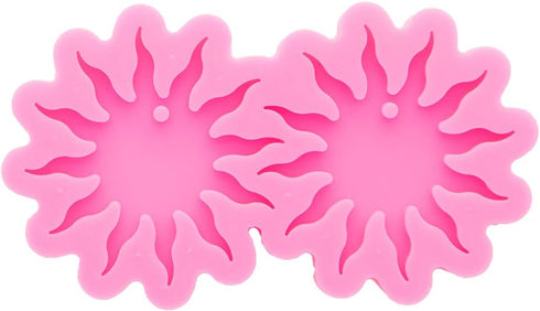 Angel Wings Super Shiny Sun Flower Earring Molds Resin Silicone Jewelry Making Mold Earring Silicone Molds for Epoxy Resin, Resin Jewelry Making S...