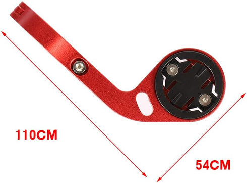 Bike Out-Front Mount Bicycle Handlebar Combo Mount for Garmin Bryton Gopro Flashlight,Compatible with 31.8mm 25.4mm Handlebar (red)...