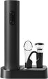 Electric Wine Opener Set, Battery Operated Wine Bottle Opener with Storage Base, Wine Corkscrew Remover, Automatic Wine Opener Accessories for Hom...