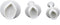 Veined Rose Leaf Plunger Cutter Cake Decorating Fondant Tool, White, Set of 3...