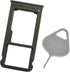 Sim SD TF Card Tray Holder Slot for Samsung Galaxy Tab A 8.0" T290 T295 SM-T295 (Black) with Opener Card Eject Pin...