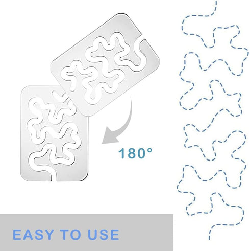 Quilting Template Rulers Free Motion Quilting Templates for Machine Quilting Meander Quilting Rules...