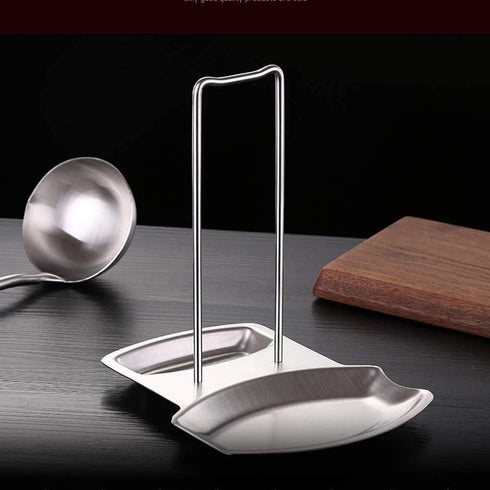 Pan Lid Holder Progressive Lid and Spoon Rest Shelf 304 Stainless Steel Pan Lid Organizer Kitchen Decor Tool...