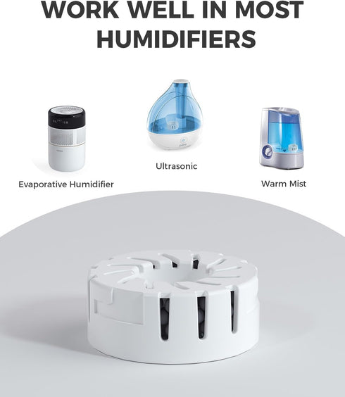 Lamon Small Ceramic Filter for MistZero Evaporative Humidifier, Eliminate White Mist, Prevent Hard Water Build-Up, Filter Mineral Deposits...