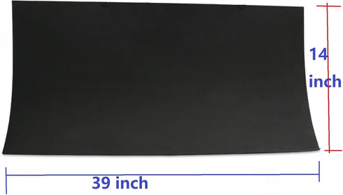 Labzhang Black EVA Foam Cosplay, 1 Piece of 2mm Craft Foam,Cosplay Foam, 14" x 39" Ultra-high Density 80 kg/m3 EVA Foam Sheets...