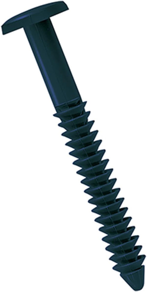 Ekena Millwork LVSL0006MB 3" Lifetime Vinyl Shutter-Lok's, Midnight Blue (6/Bag), 6 Count (Pack of 1)...