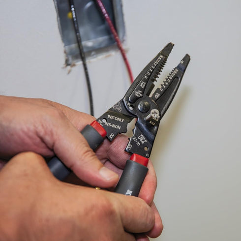 Klein Tools 1019 Klein Kurve Wire Stripper / Crimper / Cutter for B and IDC Connectors, Made in USA, Terminals, More...