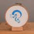 Ebherys Level1 hand embroidery kit for beginners starters,not cross stitch, 2 cute patterns 2 hoops needlepoint kit, DIY work instructions (Sea Ho...