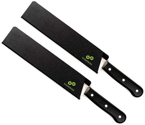 EVERPRIDE 12 Inch Chef Knife Guard Set (2-Piece Set) Long Knives Blade Edge Cover Sheaths for Chef’s Knives – Durable, BPA-Free, Felt Lined, Sturd...