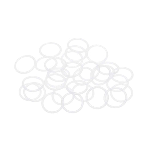 uxcell Silicone O-Rings, 16mm OD 13mm ID 1.5mm Width VMQ Seal Gasket for Compressor Valves Pipe Repair, White, Pack of 30...