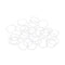 uxcell Silicone O-Rings, 16mm OD 13mm ID 1.5mm Width VMQ Seal Gasket for Compressor Valves Pipe Repair, White, Pack of 30...
