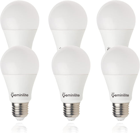 A19 LED Light Bulbs 100 Watt Equivalent, E26 LED Daylight White 5000K 13W Super Bright 1265 Lumen E26 Standard Medium Base Non-Dimmable, Bright Li...