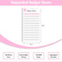(Set of 60) Expense Tracker for A6 Budget Envelopes, Unpunched Budget Sheets Use with A6 Budget Binder Pockets, 3.1"x6.3"...