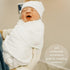 OWLOWLA Swaddle Blanket and Hat Set Newborn Swaddle Wrap Baby Receiving Blanket for Baby Boys Girls(Baby Blue)...