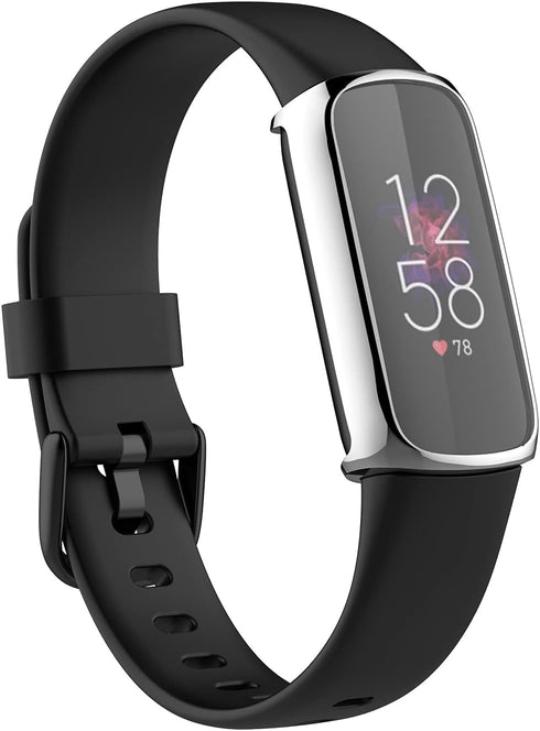 Screen Protector Case Compatible with Fitbit Luxe Smartwatch Accessories Covers Scratched Resistant Full Protective Cover (5Colors)...