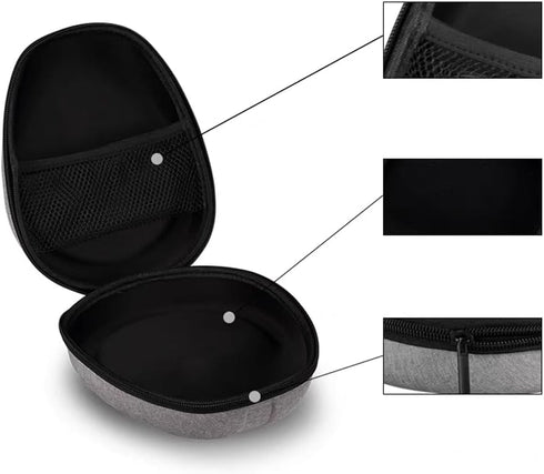 Hard Travel Headphone Case for Sony MDR7506, WH-CH720, WH-1000XM4, Beats Studio3, EP, Soundcore Anker Life Q20 Q20i Q30, Audio-Technica, JBL, Bose...