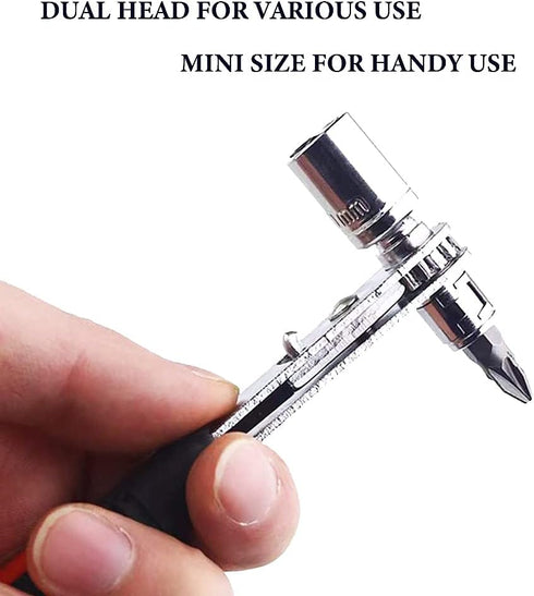 Double Sided Socket Screwdriver Ratchet Wrench Dual Head Wrench Tool...