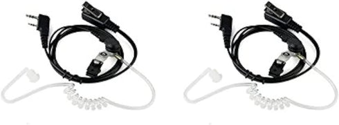NSKI 2Pcs Air Acoustic Earpiece Headset for Two Way Radios UV-5R UV-B6 BF-888S UV-B6 UV-B5 Walkie Talkies 2-Pin Jack...
