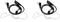 NSKI 2Pcs Air Acoustic Earpiece Headset for Two Way Radios UV-5R UV-B6 BF-888S UV-B6 UV-B5 Walkie Talkies 2-Pin Jack...