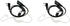 NSKI 2Pcs Air Acoustic Earpiece Headset for Two Way Radios UV-5R UV-B6 BF-888S UV-B6 UV-B5 Walkie Talkies 2-Pin Jack...