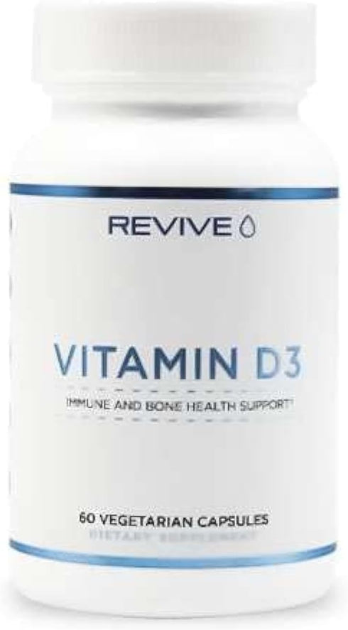Revive MD - Vitamin D3 - Immune and Bone Health Support (60 Vegeterian Capsules)...