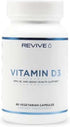 Revive MD - Vitamin D3 - Immune and Bone Health Support (60 Vegeterian Capsules)...