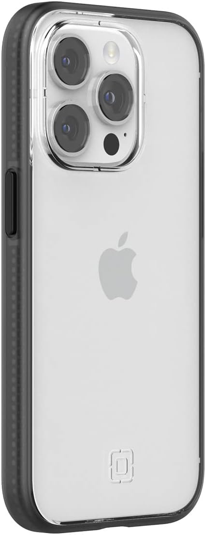 Incipio Idol Series Case for iPhone 14 Pro, Minimalist and sustainable protection - Black/Clear (IPH-2025-BLKC)...