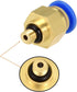 uxcell Straight Pneumatic Push to Quick Connect Fittings M5 Male x 4mm Tube OD 10pcs...