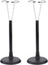 jojofuny Doll Stands for 12- inch Dolls, 2pcs Black Action Figure Stand Portable Fashion Dolls Organizer Display Bracket Doll Holder for Home Deco...
