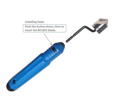 BC1651 Countersink Inner Hole Chamfer Repair Reamer Tool Burr Remover Hand Reamer for Metal Steel Aluminum Copper Brass Wood and Plastic...