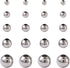 1000pcs 304 Stainless Steel Round Beads Metal Smooth Rondelle Loose Spacer Ball Beads 3mm 4mm 5mm 6mm 8mm for DIY Jewelry Crafts Making Hole:1-3mm...
