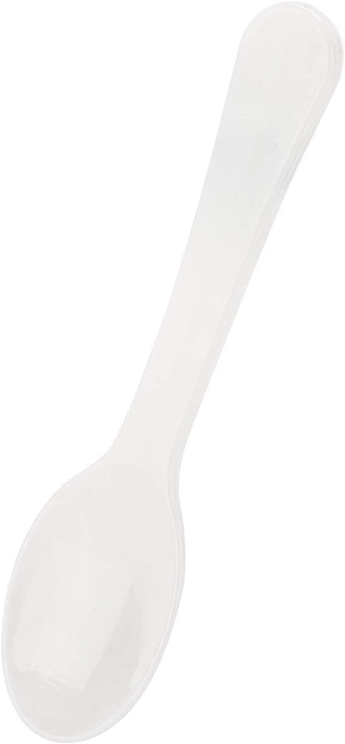 Extra Sturdy, Gmark 100pc 3" Taster Spoons Plastic Mini Spoons, Extra Sturdy, BPA Free, For Ice Cream, Dessert, White 1 Box Set GM1002F...